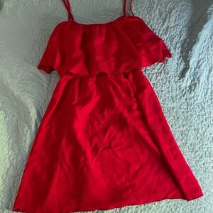 GBX Red Strapless Dress